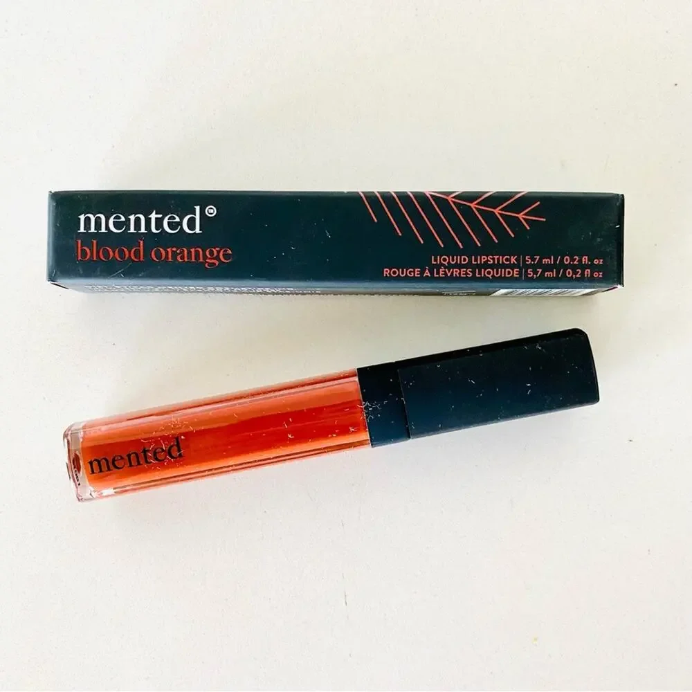 NEW MENTED SEPHORA Blood Orange Fiery Red Matte Finish Liquid Lipstick